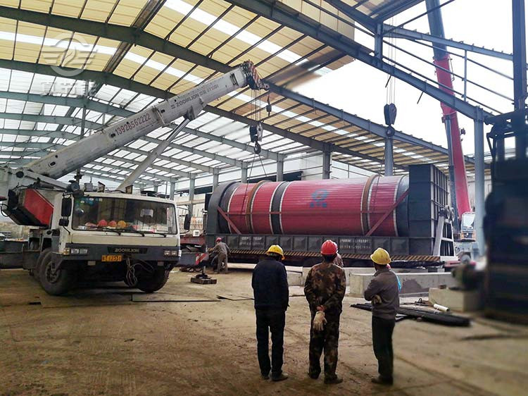 污泥烘干機(jī)安裝現(xiàn)場 污泥烘干機(jī)安裝現(xiàn)場