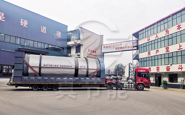 進(jìn)出渣烘干設(shè)備運(yùn)輸現(xiàn)場(chǎng)